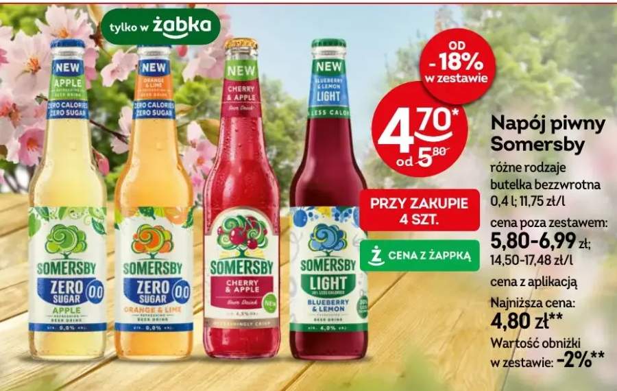 Napój piwny różne rodzaje