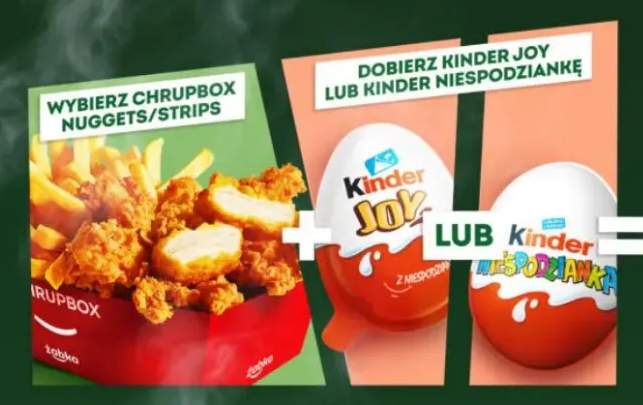 Chrupbox + jajko Kinder Niespodzianka lub Joy