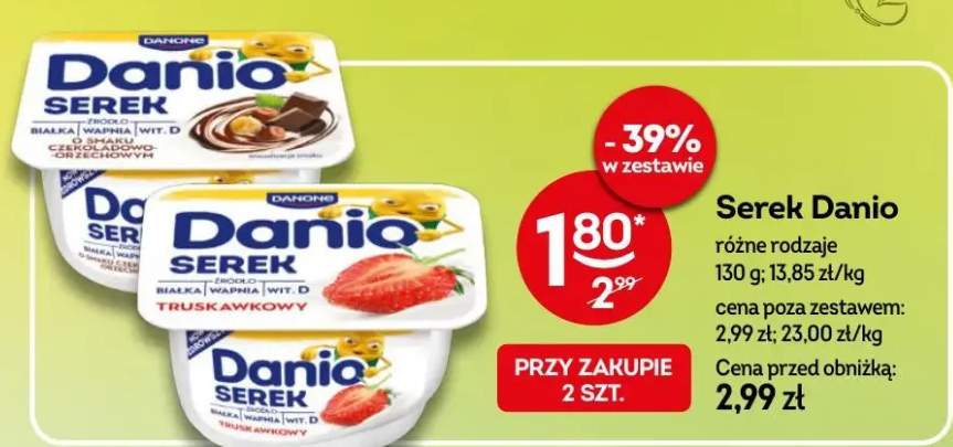 Serek Danio różne rodzaje