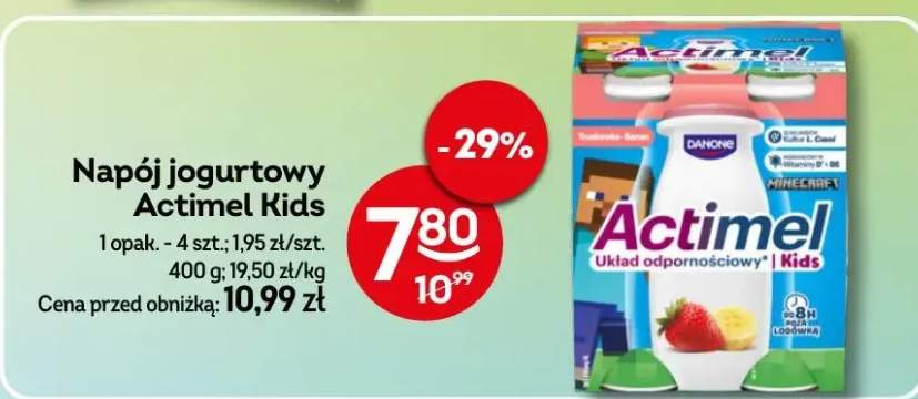 Napój jogurtowy Actimel Kids