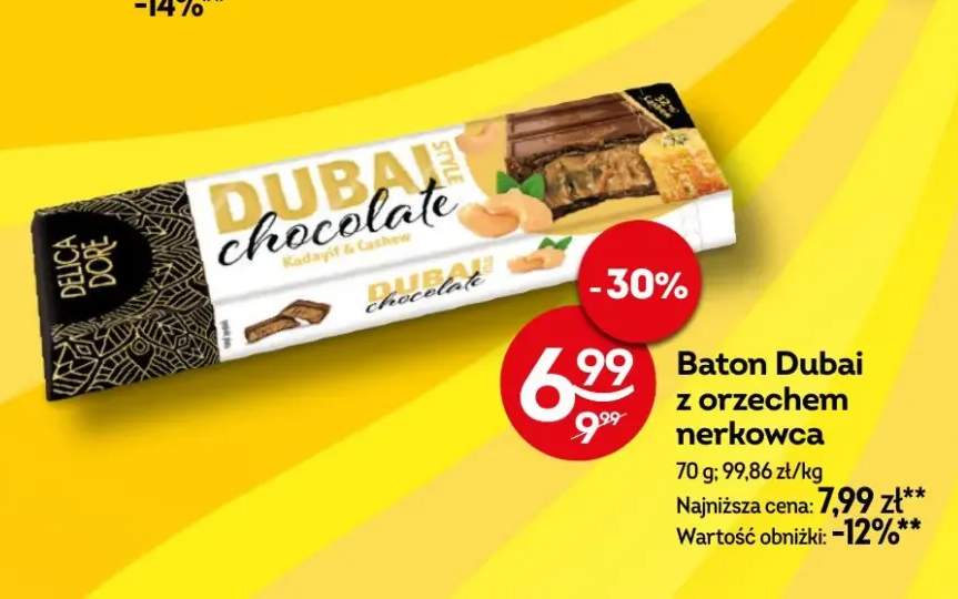 Baton z orzechem nerkowca