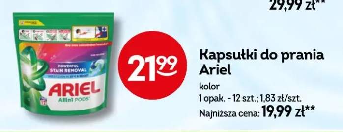 Kapsułki do prania kolor