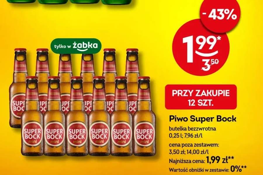 Piwo butelka bezzwrotna