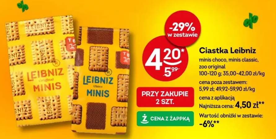 Ciastka Leibniz minis choco