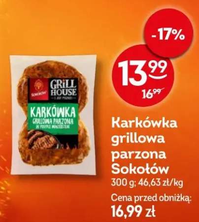 Karkówka grillowa parzona Sokołów