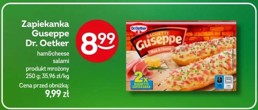 Zapiekanka guseppe ham&cheese salami produkt mrożony
