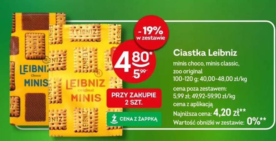 Ciastka Leibniz minis choco, minis classic, zoo original