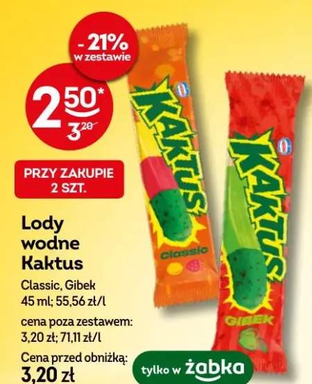 Lody wodne Kaktus Classic, Gibek