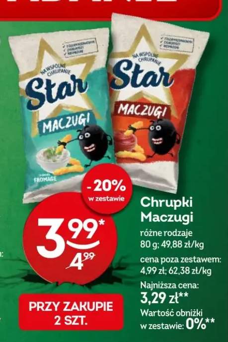 Chrupki Maczugi różne rodzaje