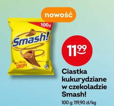 Ciastka kukurydziane w czekoladzie Smash!