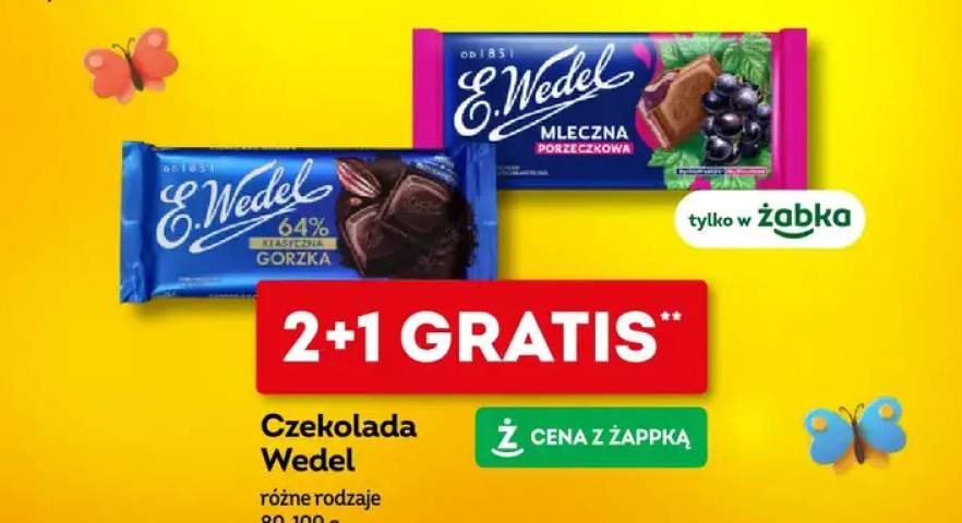 Czekolada E.Wedel mleczna porzeczkowa