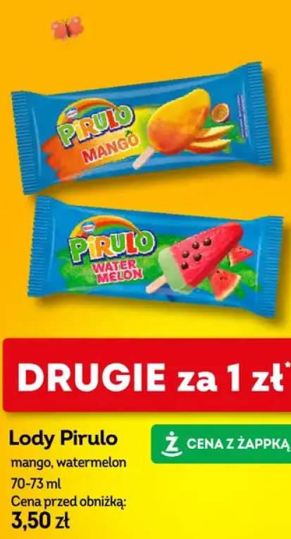 Lody Nestlé Pirulo watermelon