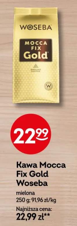 Kawa mielona Mocca Fix Gold Woseba