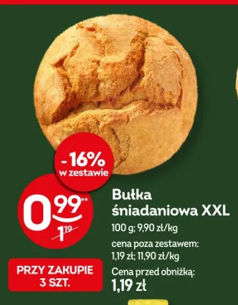 Bułka śniadaniowa XXL