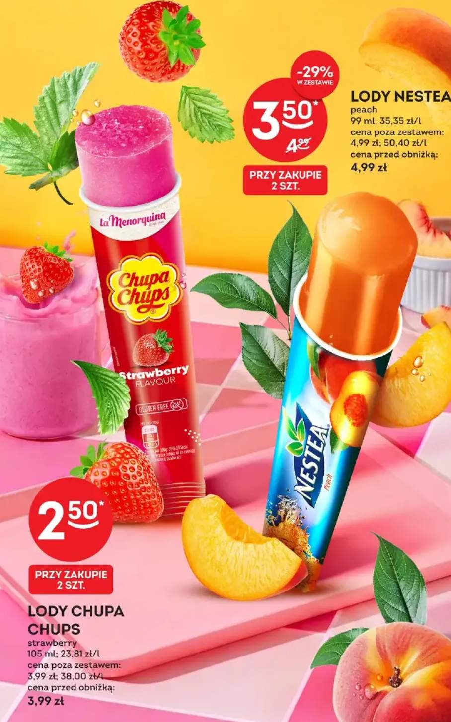 Lody Chupa Chups strawberry
