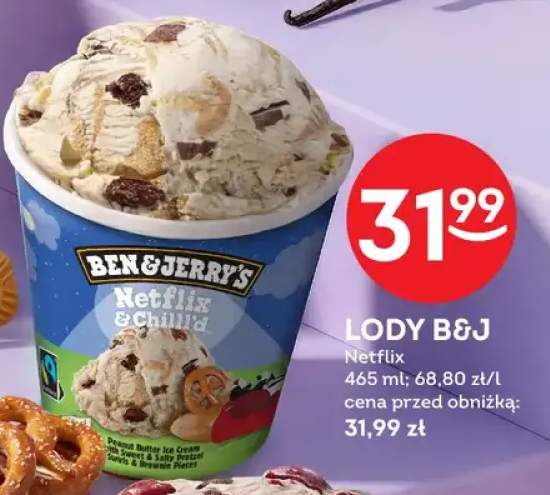 Lody Ben & Jerry's Netflix & Chilll'd