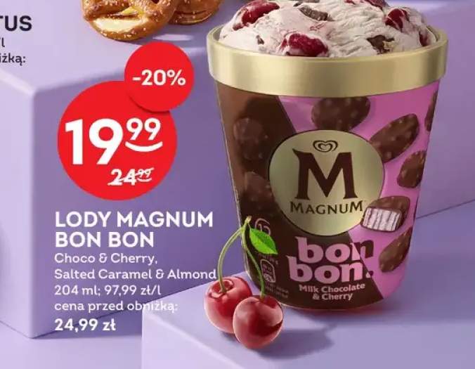 Lody Magnum Bon Bon Choco & Cherry