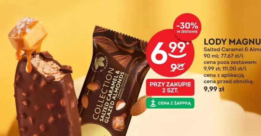 Lody Magnum Collection Salted Caramel & Glazed Almonds