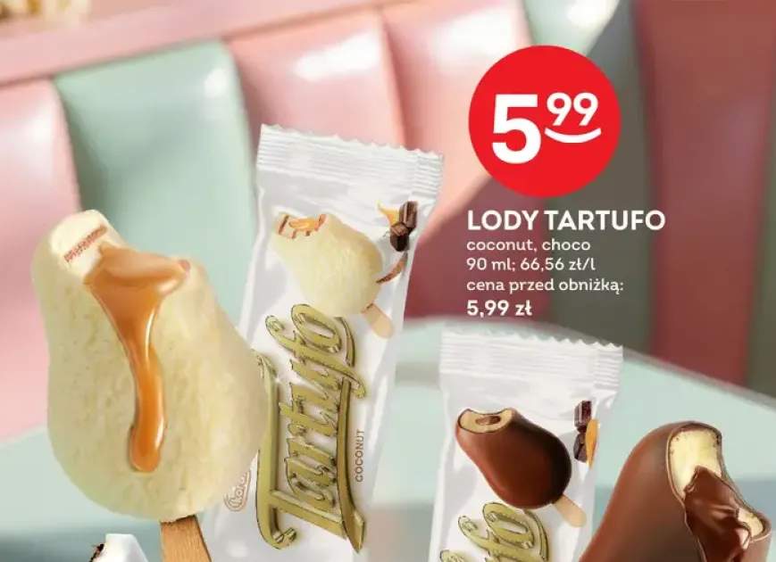 Lody Tartufo choco Koral