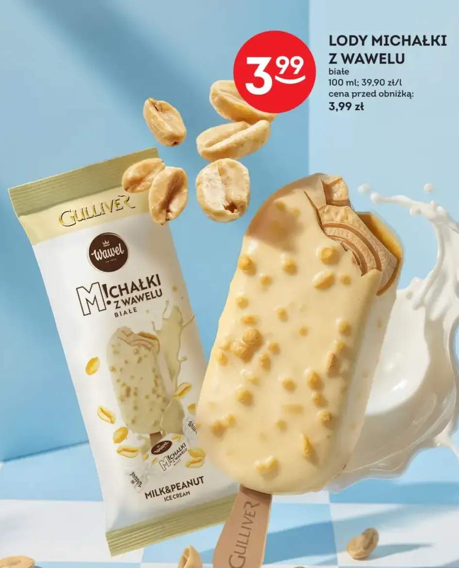 Lody Michałki z Wawelu białe Gulliver