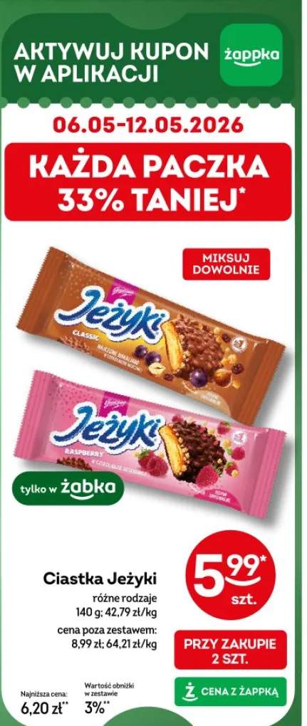 Ciastka Jeżyki raspberry
