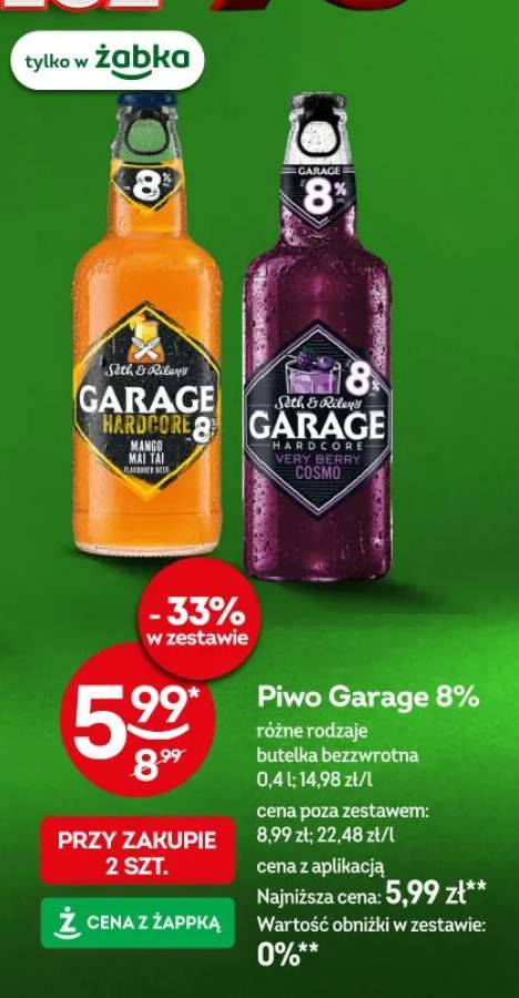 Piwo Garage 8% Very Berry Cosmo