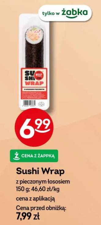 Sushi Wrap z pieczonym łososiem