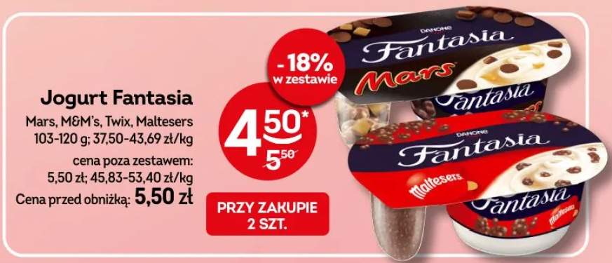 Jogurt Fantasia Maltesers Danone
