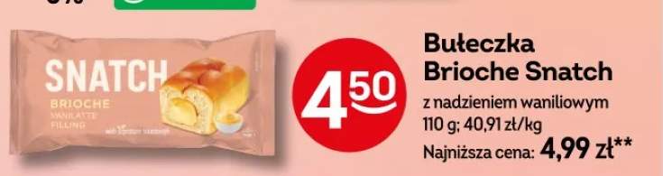 Bułeczka Brioche Snatch z nadzieniem waniliowym