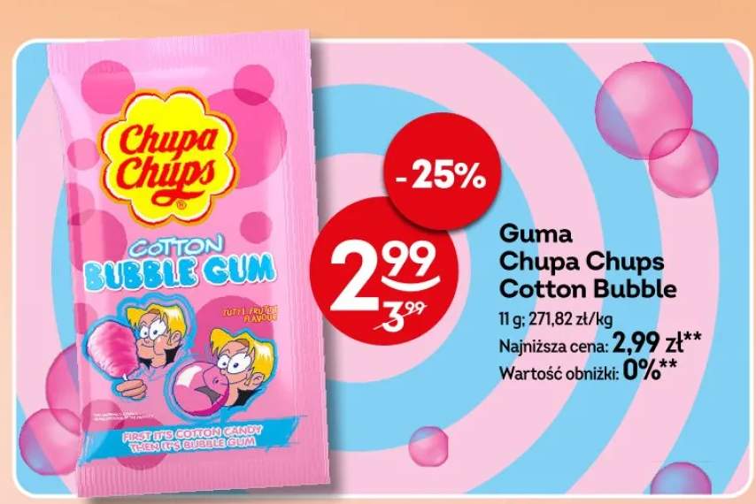 Guma Chupa Chups Cotton Bubble