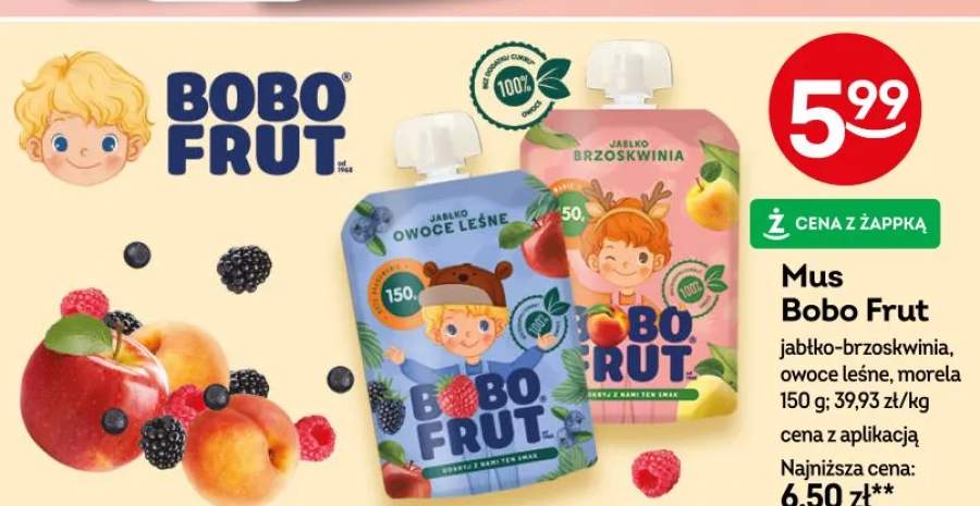 Mus Bobo Frut owoce leśne