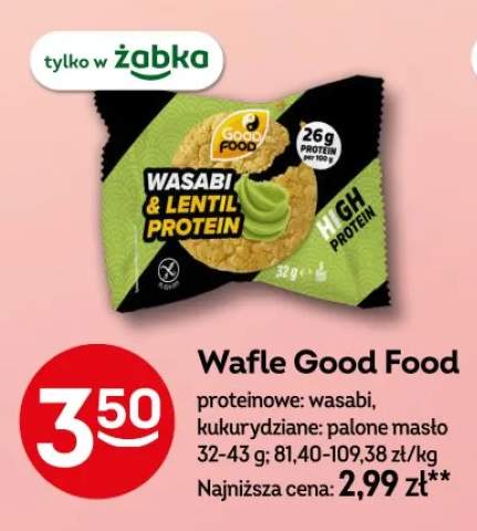 Wafle Good Food proteinowe wasabi