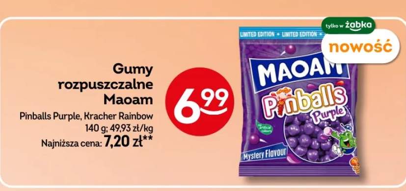 Gumy rozpuszczalne Maoam Pinballs Purple