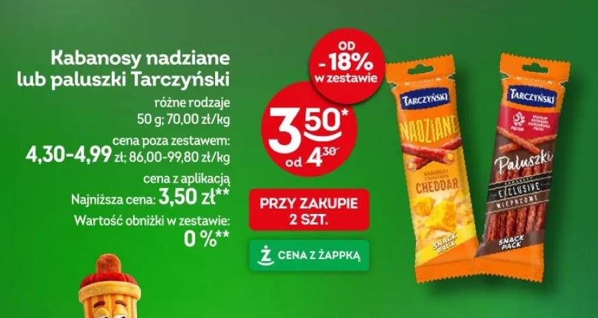 Kabanosy nadziane Tarczyński