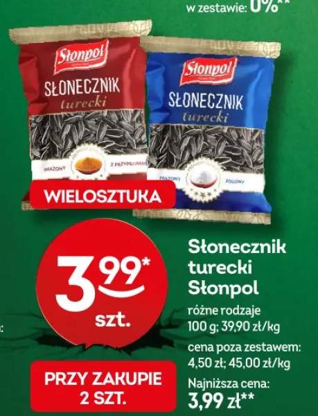 Słonecznik turecki Słonpol prażony z przyprawami