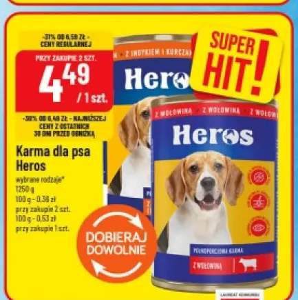 karma dla psa