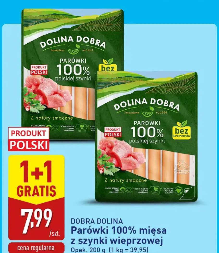 parówki z szynki