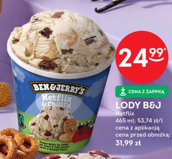 Lody Ben & Jerry's Netflix & Chilll'd
