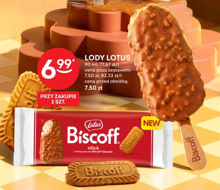 Lody Lotus Biscoff stick