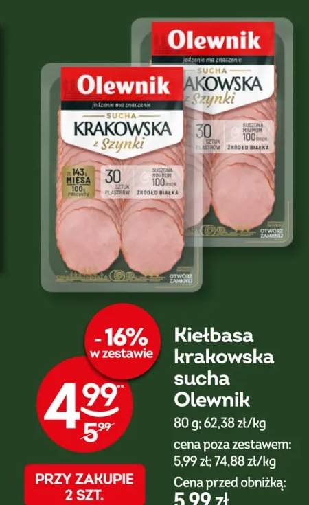 Kiełbasa krakowska sucha Olewnik