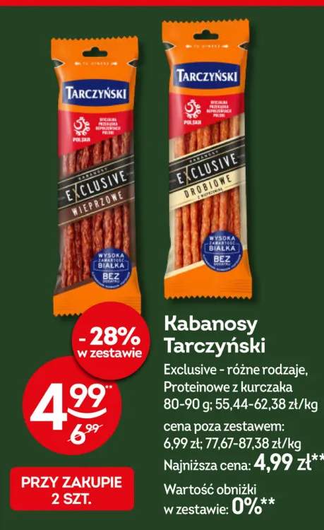 Kabanosy Exclusive Wieprzowe Tarczyński