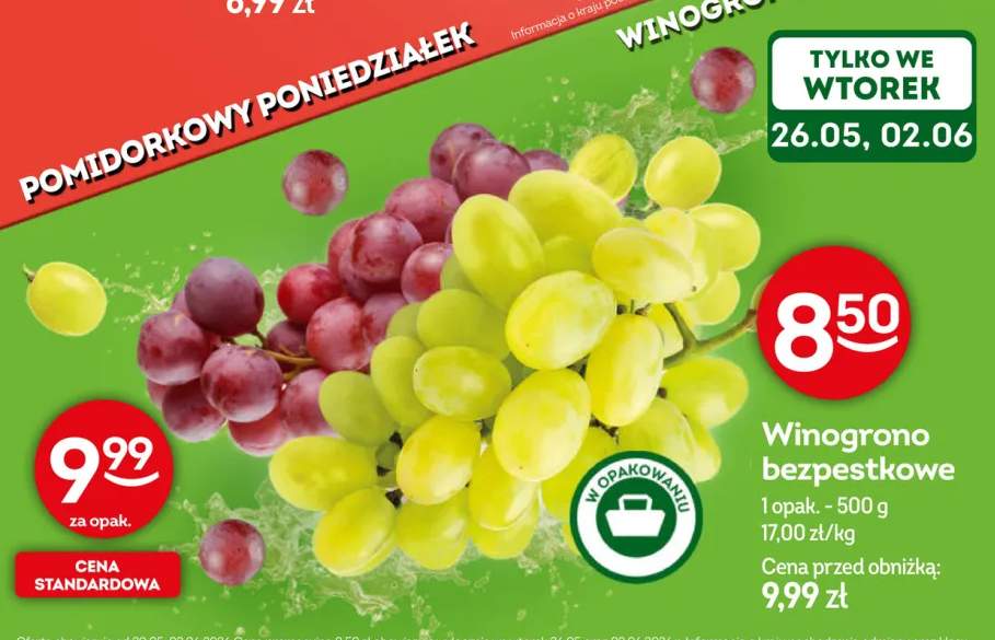 Winogrono bezpestkowe
