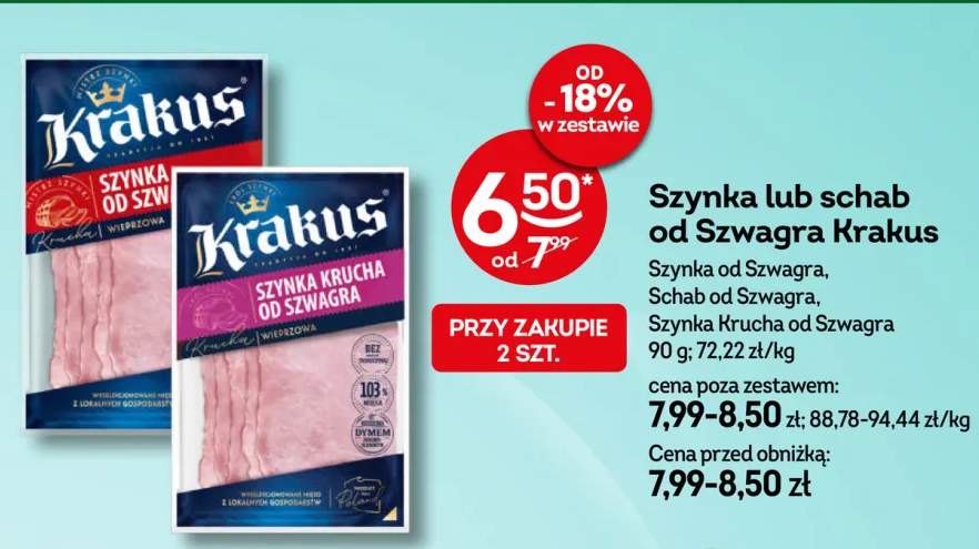 Szynka lub schab od Szwagra Krakus