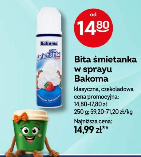 Bita śmietanka w sprayu Bakoma klasyczna