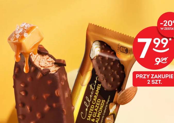 Lody Magnum Salted Caramel & Almonds
