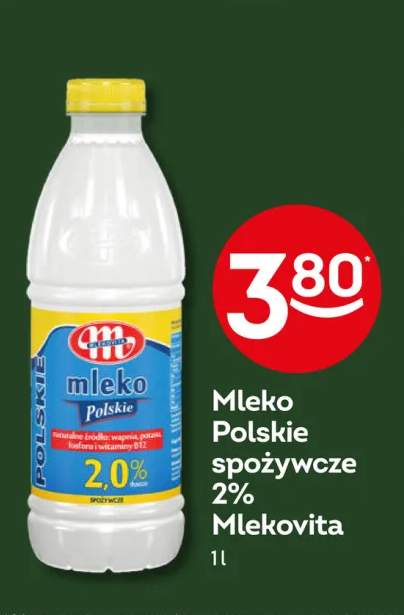 Mleko Polskie spożywcze 2% Mlekovita