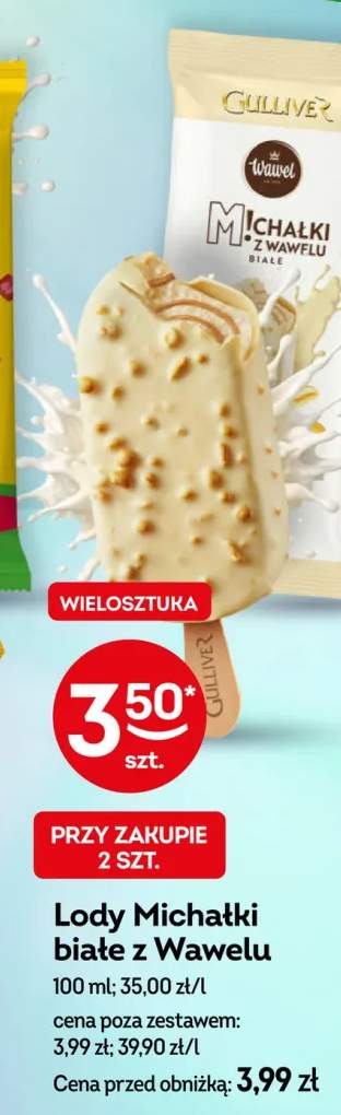 Lody Michałki białe z Wawelu