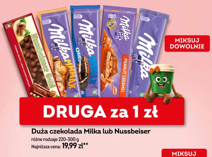 Duża czekolada Milka