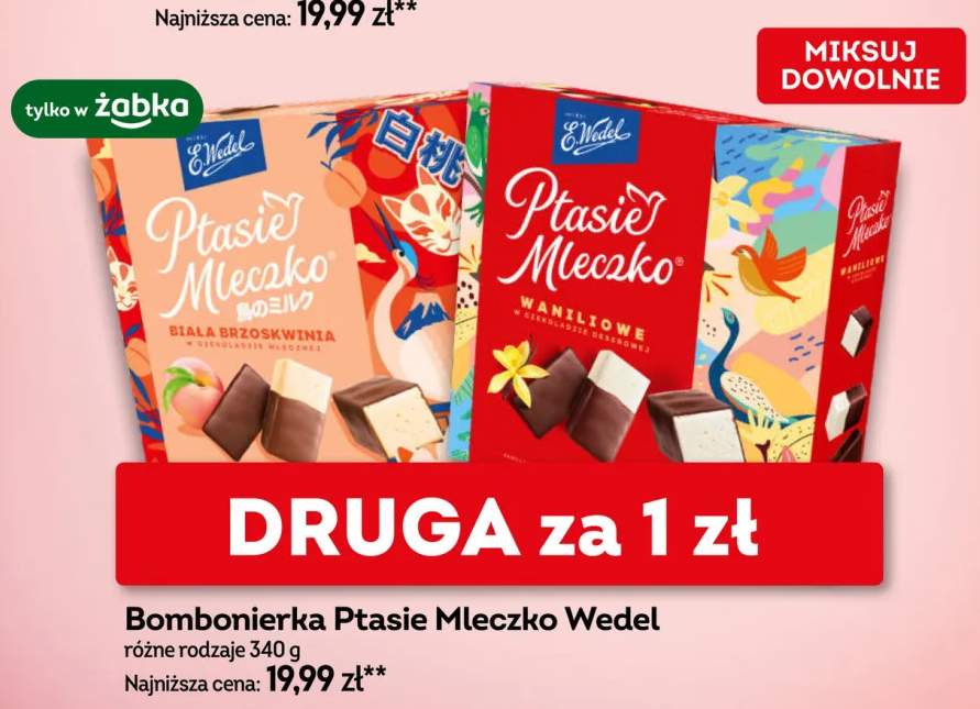 Bombonierka Ptasie Mleczko Wedel