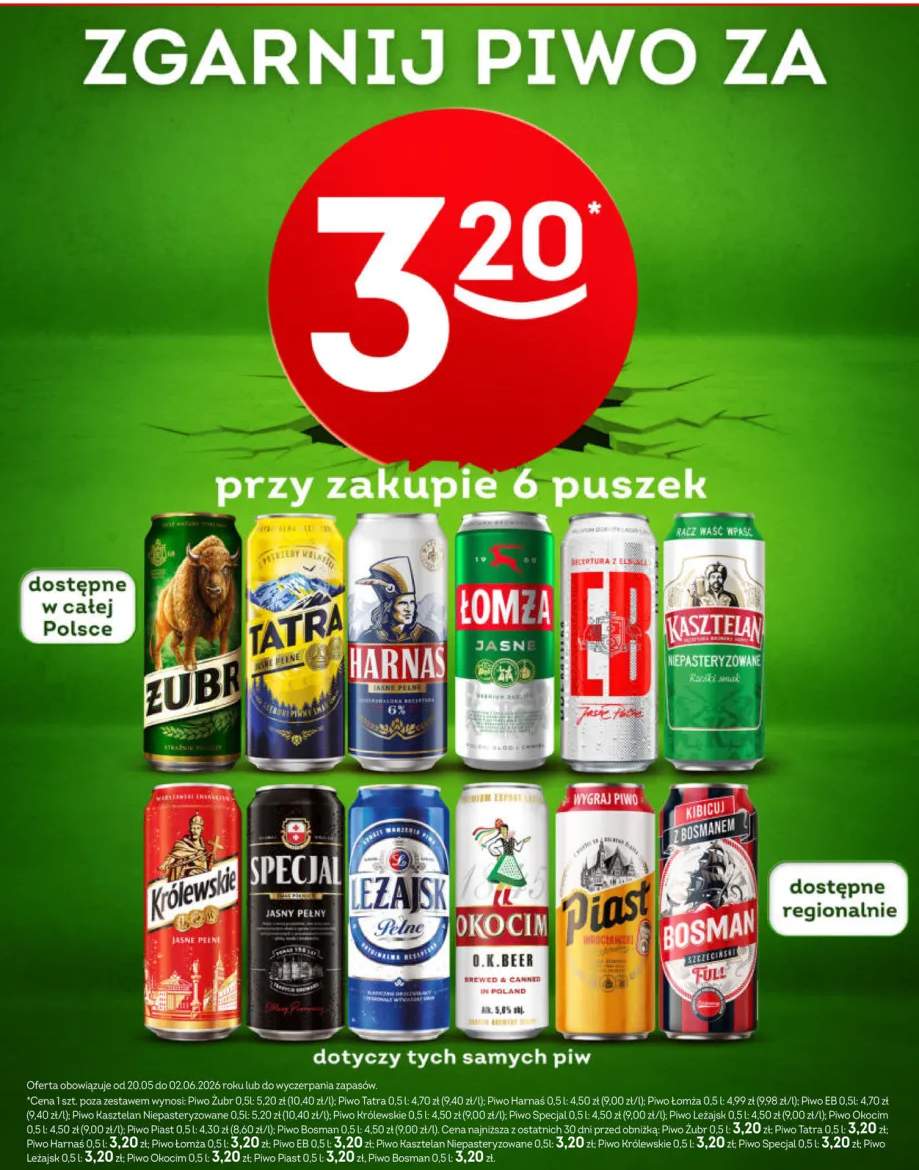 Piwo Harnaś Jasne Pełne